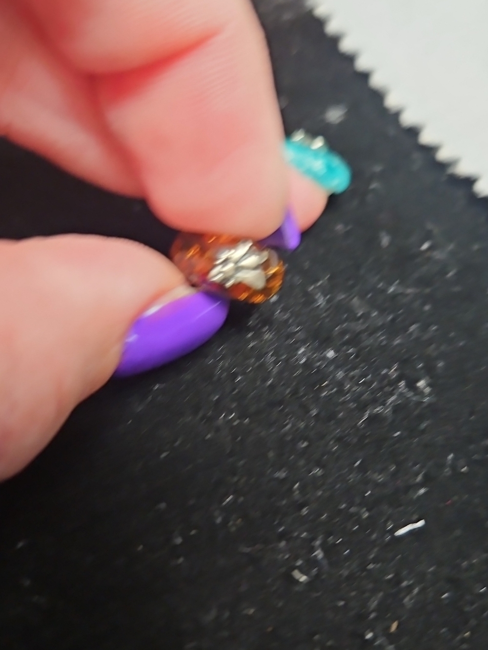 Trollbeads Wings of Amber bead 1 silver bee accent